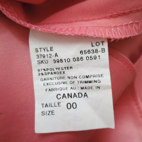 90's Vintage Pink Satin Ruffle Mini Skirt - 25" - Picture 6 of 6